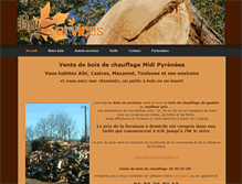 Tablet Screenshot of bois-chauffage-midi-pyrenees.com